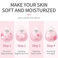 Sakura Skincare Small Pack Facial Cleanser Face Cream Water Milk Skin Care Mini Sample For O6i9