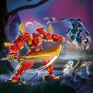 lego ninjago robot lego brick Phantom Ninja Kai's Fire Elements Mecha 71808 Dragon Minifigure Educat