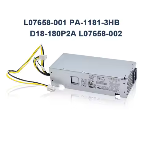 New Suitable for HP 280 G3 400 G5 SFF 180W D18-180P2A L07658-002 L07658-001 PA-1181-3HB Authentic Sw