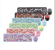 Mofii 666 混彩色無線鍵盤連滑鼠套裝