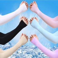 Ice Silk Sleeve UV Protection Cooling Arm Sleeves for Men and Women Sunblock Arm Sleeves for Driving