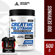 Muscle Kingdom Creatine + Glutamine 500g 100 serving Halal creatine Halal glutamine