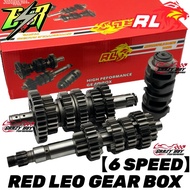 RED LEO 100% ORIGINAL GEAR BOX 6 SPEED Y15 Y15ZR Y16ZR LC135 5S LC5s FULL SET GEARBOX 6SPEED RED LEO ORIGINAL ESR MOTOR