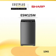 Sharp ESW12SM Fully Auto Inverter Washing Machine 12kg | Mesin Basuh