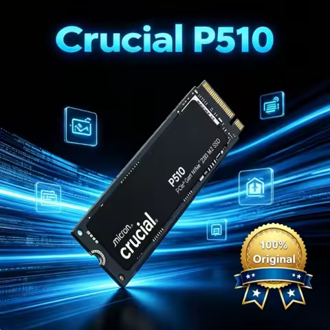 Cost Effective Gen5 SSD Crucial P510 1TB M.2 2280 NVMe Faster Speed Updated From P3 Plus For Creator