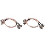 4Pcs 3G HD SDI Cable BNC Cable 30cm 75 Ohm for Cameras Video Equipment Supports HD-SDI 3G-SDI 4K 8K