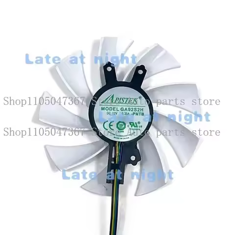 SJ WW. GALAXY GeForce GTX 1080Ti Hall of Fame GPU Fan 87MM GA92S2H for Galaxy GTX 1060 1070 1080 Ti 