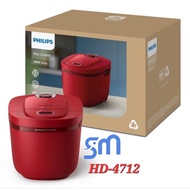 MERAH Philips HD-4712 / 31 Digital Magic com Rice cooker HD4712 Red