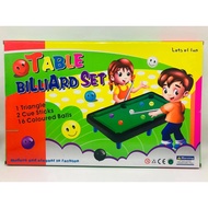 Pool Table Billiard Play Set Toy For Kids
