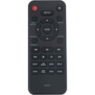 Alat Kawalan Jauh Gantian NC087 NC087UH sesuai untuk Pemain DVD Sanyo FWBP506FF FWDP105F FWDP105 FWB