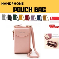 SG STOCK Women Mini Shoulder Bag Small Mobile Phone Crossbody Bag Card Holder Handphone Key Wallet Beg Sandang Wanita