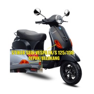 Front and Rear Turn Signal Stickers for Vespa LX/S 125/150