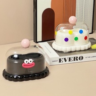 Dopamine Toothpick Box Household Cute Double Grid Polka Dot Toothpick Holder Creative High-value Cot