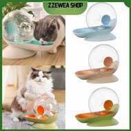 ZZEWEA SHOP Convenient Automatic Dry And Wet Separation Food Container Cat Water Dispenser Cat Dog Bowl Pet Water Feeder