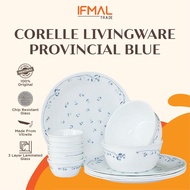 Corelle Loose Provincial Blue ( Dinner Plate/ Soup Plate 21cm/ Medium Bowl/ Noodle Bowl/ Serving Pla