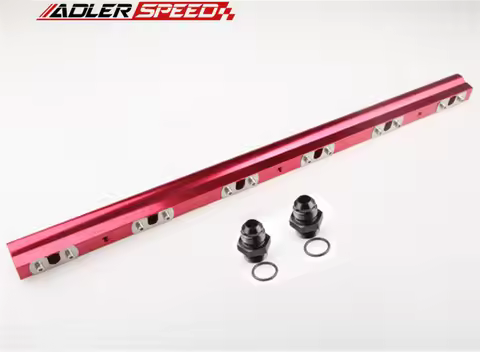 High Flow CNC Billet Aluminum Fuel Rail Kit For BMW M20, M50, S50 Euro Cars Only Blue/Red/Black/SILV