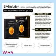 JM Solution Facial Sheet Mask (5s/10s) SOS Ringer｜Propolis｜Jellyfish｜Snail｜Bird Nest｜Pearl｜Caviar
