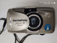 VINTAGE OLYMPUS MjuII Zoom 80 Analog Compact Camera with 38-80 mm Lens