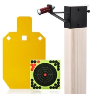 AR500 Steel Targets for Shooting with T Post Target Hanger, 1/2 Inch Thick Steel Target, 2 Mounting
