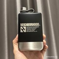 Neighborhood Large Capacity Stainless Steel Flask 9OZ oz 0.25kg Black Portable Food Grade 304 Street