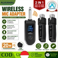RCM Transmitter Mic Wireless 1 Pair UHF XLR Receiver cas