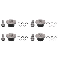 4X Metal Case Gear 37T Input Gear 13T for ARRMA 1/10 Kraton Senton Big Rock Outcast Parts,5