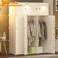 【In stock】DIY Wardrobe Dormitory Modern Simple Wardrobe Rental Room Plastic Home Bedroom Storage Cabinet