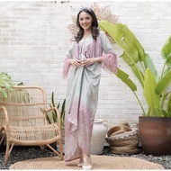 KAFTAN ZARA Baju kurung Raya Viscose Batik PREMIUM wanita dari INDONESIA dress Muslimah Casual