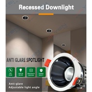 <ANTI GLARE> 10W COB RECESSED CEILING SPOTLIGHT LED EYEBALL LIGHT
