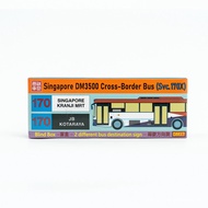 9Moon意胜车长新货，Second Blind Box1:110DM3500Cross-Border Bus170X Blue Label Express TN7C