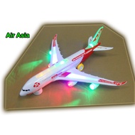 TOY AEROPLANE AIRBUS A380 AIR ASIA BUMP AND GO WITH LIGHT AND SOUND