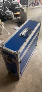 全新 2U 瑞克箱 機櫃 航空箱 音圓點歌機 麥克風主機 可手提 可上鎖 鋁箱 藍板好辨識 現貨最後一個出清