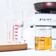 A58- (50ml/兩個裝) 烘焙量杯 塑膠加厚 料理量杯 帶刻度量杯 廚房計量杯
