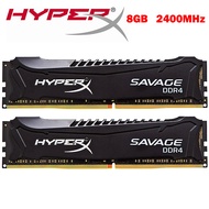 ใหม่ RAM หน่วยความจำ HyperX Savage DDR4 8G 2400MHz 8GB PC4-19200 1.2V 288-Pin DIMM สำหรับเดสก์ท็อป