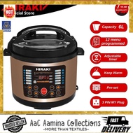 Hiraki Pressure Cooker - Gold (6L) PC60-109G