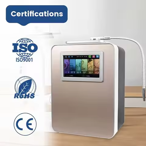 Muiltifunctional Alkaline Water Ionizer Machine pH 2.5-11.2 Alkaline Acidic Water Purifier kangen Io