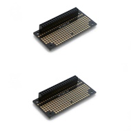 Treedix 2pcs GPIO Protoboard Breadboard HAT with Female Pin Connector PCB Prototyping Board Pi Zero 