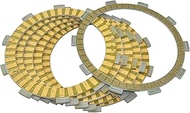 6PC Motorcycle Friction Clutch Plates CBR250 RR CBR250RR ABS, for Kabuki, SP 2017-2021 CBR250RRA 201