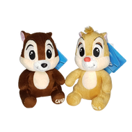 พวงกุญแจ ตุ๊กตา Chip & Dale ขนาด 4.5 นิ้ว - ของขวัญ งานป้าย ลิขสิทธิ์แท้