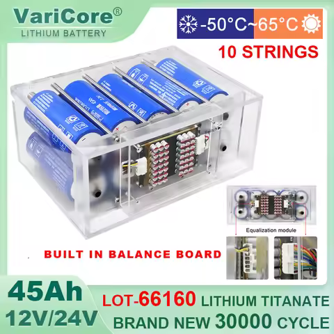 12V 24V 40Ah Lithium Titanate Battery Pack Yinlong LTO66160 10C 6s 10s High-Power for Car Audio Rech