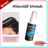 ORIGINAL MINOXIDIL STRANDS Hair regrowth treatment - 6% Minoxidil topical solution & stimulate to re