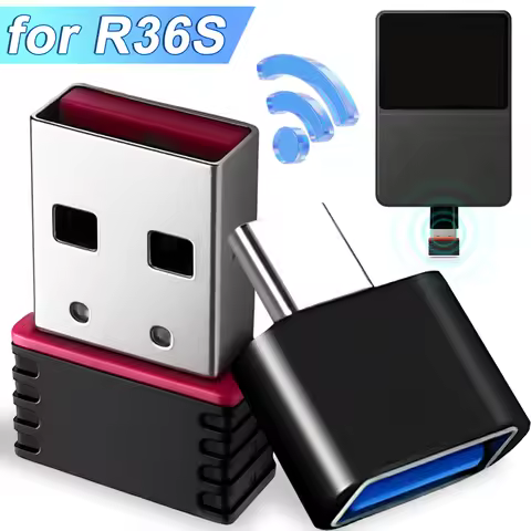 For R36S Game Console TypeC OTG USB3.0 Adaptor High-speed Portable WiFi Network RTL8188FTV USB Dongl