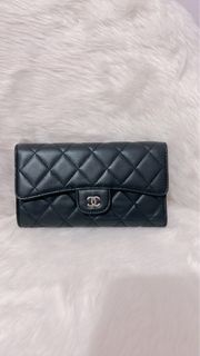 Chanel Classic Long Flap Wallet 羊皮長銀包