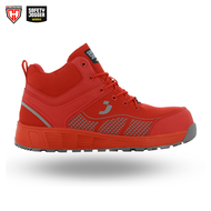 รองเท้าเซฟตี้ แบรนด์ SAFETY JOGGER รุ่น MILOS S1P MID สีแดง [ลิขสิทธิ์แท้ รับประกันคุณภาพ 3 เดือน]