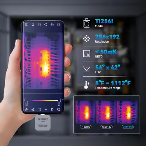MILESEEY TI256i Thermal Camera 256*192 ,Thermal Imaging Camera for Android,infrared thermal camera f