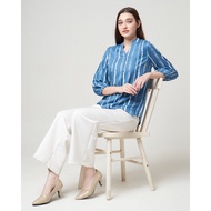 MCB - Women's Regular Basic Stripe Blouse Freja Blue | 5507104