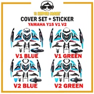 Coverset Cover Set YAMAHA Y15 V1 V2 PETRONAS GP STICKER TANAM VELOZI AIRBRUSH (STICKE)