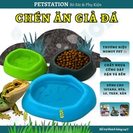 NOMOY PET BRAND Reptile Feeding Bowl, 2 COLORS AND SIZES FOR TURTLE, IGUANA, LG, FROG