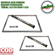 Stainless Steel Cookie Dough Leveler Frame Cookie Dough Leveler Frame/