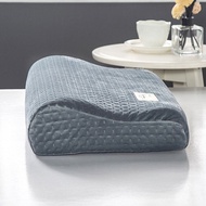 [Ready Stock] 50*30cm/60*40cm Bedding Set Cotton Pillowcase Memory Foam Bed Orthopedic Latex Pillow